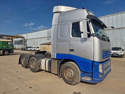 Lot 98 - 2011 Volvo FH12 6x2 Rear Lift, Slider, Tipping Gear, A/C (Tested 2/24) (Reg. Docs Available)