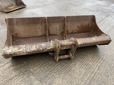 Lot 780 - 80" Grading Bucket 65mm Pins for a 13 Ton Excavator