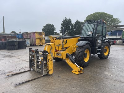 Lot 322 - 2017 JCB 540-140 Turbo Powershift Telehandler, Sway, Fork Positioner, WLI, A/C, Forks