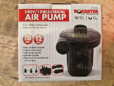 Lot 44 - Roadster 240/12Volt Air Pump (2 of)