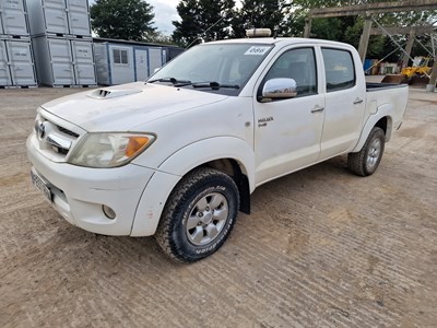 Lot 86 - 2007 Toyota Hilux HL3D-4D 4x2 Crew Cab Pickup, 5 Speed A/C, Power Windows, 255/70R15 Tyres