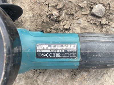 Lot 17 - Makita GA4530R 110Volt Grinder