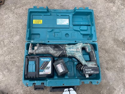 Lot 340 - Makita 18Volt Cordless Reciprocating Saw with Charger