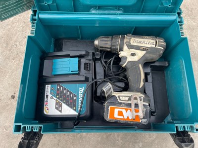 Lot 10 - Makita Cordless Drill with Charger