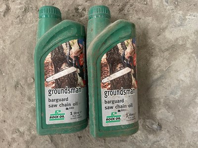 Lot 56 - Unused 1 Litre Groundsman Barguard Saw Chain Oil (2 of)