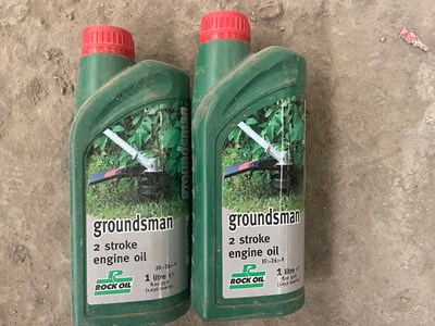 Lot 55 - Unused 1 Litre Groundsman 2 Stroke Engine Oil (2 of)