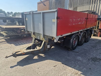 Lot 122 - 2007 Wheelbase WPC3/24 Tri Axle Drop Side Drag Trailer