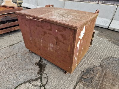 Lot 556A - Steel Storage Box