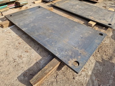 Lot 545B - Unused Steel Road Plates (4 of)