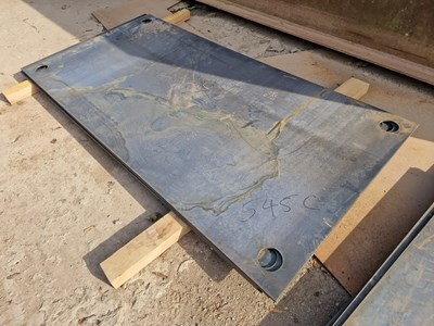 Lot 545C - Unused Steel Road Plates (4 of)