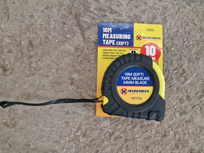 Lot 60 - Marksman 10 Meter Tape Measure (2 of)