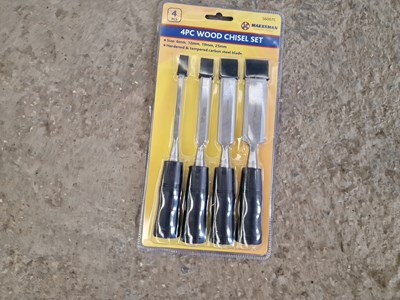 Lot 256 - Marksman 4Pcs Wood Chisel Set