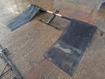 Lot 193 - Rear Mud Flaps to suit John Deere Tractor