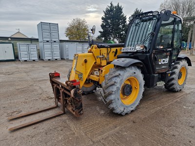 Lot 2014 JCB 535-95 Turbo Powershift Telehandler, Reverse Camera, WLI, Forks (EPA Compliant)