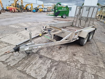 Lot 166 - 2016 Indespension 2.7 Ton Twin Axle Plant Trailer, Ramp