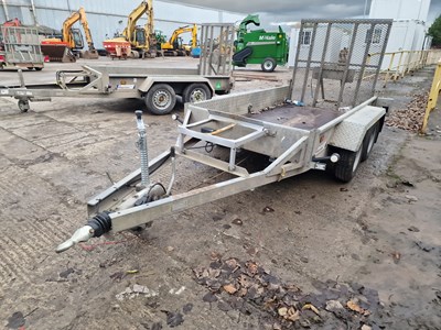 Lot 167 - 2016 Indespension 2.7 Ton Twin Axle Plant Trailer, Ramp