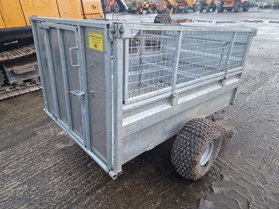 Lot 168 - Rob Astley 6x4 Single Axle Quad Trailer, Segregation Gate