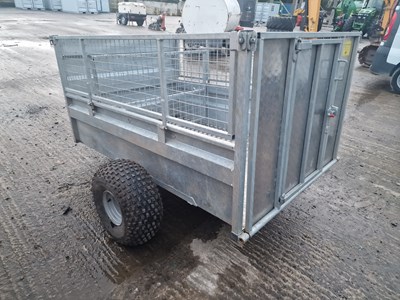 Lot 168 - Rob Astley 6x4 Single Axle Quad Trailer, Segregation Gate