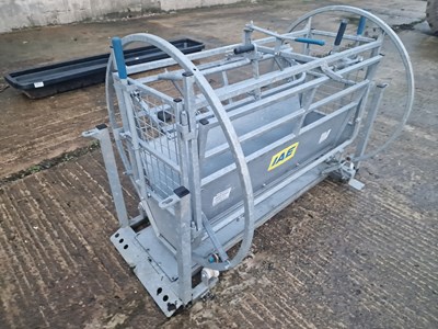 Lot 188 - IAE Galvanised Kwik Sheep Turner Crate, Fully Adjustable Height and Width
