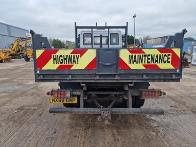 Lot 145 - 2008 Iveco Eurocargo 75E16 4x2 Drop Side Tipper Lorry, Edbro Gear, Manual Gear Box (Plating Certificate Available, Tested 10/24)