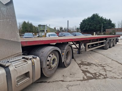 Lot 158 - 2010 SDC Tri Axle Flat Bed Trailer