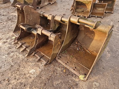 Lot 528 - Selection of Mini Excavator Buckets to suit Dedicated QH (6 of)