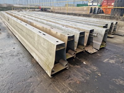 Lot 40' Crash Barriers (10 of)