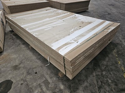 Lot 233 - Bundle of 120" x 72" x 20mm Chip Board Sheets (26 of)