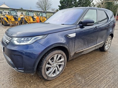 Lot 2017 Landrover Discovery HSE Td6, Auto, Paddle Shift, Reverse Camera, Sat Nav, Parking Sensors, Full Leather, Heated Electric Seats, Heads Up Display, Panoramic Roof, Bluetooth