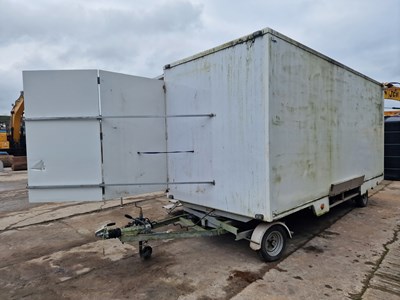 Lot 162 - Twin Axle Exhibition Trailer, Fridge, Sink, Canopy