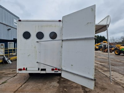 Lot 162 - Twin Axle Exhibition Trailer, Fridge, Sink, Canopy