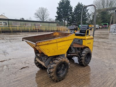 Lot 323 - 2006 Benford HD1000 1 Ton High Tip Dumper, Roll Bar