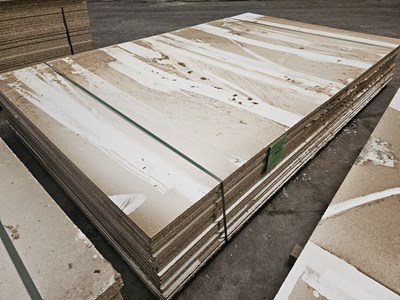 Lot 425 - Selection of Chip Board Sheets (306cm x 183cm x 18mm - 20 of)