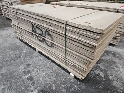 Lot 418 - Selection of Chip Board Sheets (245cm x 104cm x 20mm - 48 of)