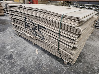 Lot 93 - Selection of Chip Board Sheets (246cm x 104cm x 18mm - 53 of)