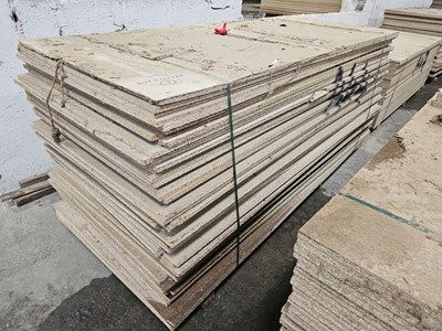 Lot 88 - Selection of Chip Board Sheets (245cm x 104cm x 20mm - 53 of)