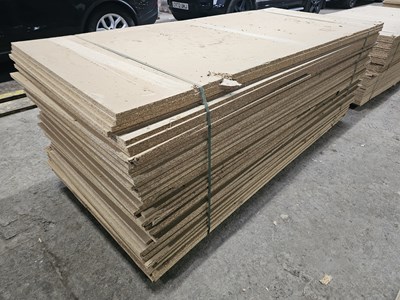 Lot 92 - Selection of Chip Board Sheets (245cm x 107cm x 20mm - 47 of)