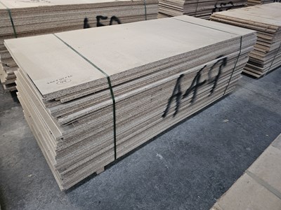 Lot 265 - Selection of Chip Board Sheets (240cm x 107cm x 20mm - 44 of)