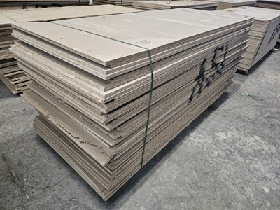 Lot 271 - Selection of Chip Board Sheets (245cm x 104cm x 20mm - 50 of)