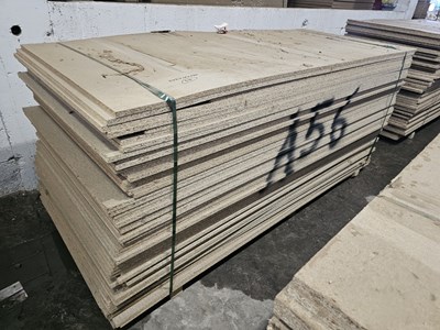 Lot 273 - Selection of Chip Board Sheets (245cm x 104cm x 20mm - 54 of)