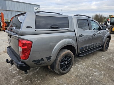 Lot 140 - 2021 Nissan Navara 4WD Crew Cab Pick Up, Auto, Sat Nav, 360 Camera, Parking Sensors, Full Leather, Heated Electric Seats, Bluetooth, Cruise Control, Climate Control