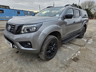 Lot 140 - 2021 Nissan Navara 4WD Crew Cab Pick Up, Auto, Sat Nav, 360 Camera, Parking Sensors, Full Leather, Heated Electric Seats, Bluetooth, Cruise Control, Climate Control