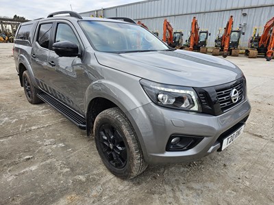 Lot 140 - 2021 Nissan Navara 4WD Crew Cab Pick Up, Auto, Sat Nav, 360 Camera, Parking Sensors, Full Leather, Heated Electric Seats, Bluetooth, Cruise Control, Climate Control