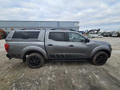 Lot 140 - 2021 Nissan Navara 4WD Crew Cab Pick Up, Auto, Sat Nav, 360 Camera, Parking Sensors, Full Leather, Heated Electric Seats, Bluetooth, Cruise Control, Climate Control