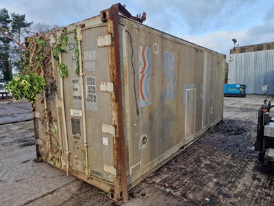 Lot 442 - 20' Insulated Refrigeration Container (No Fridge Unit)