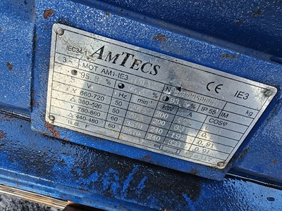 Lot 395 - AmTecs 240Kw Electric Motor, 60Hz
