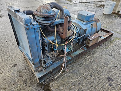 Lot 338 - Skid Mounted Generator, Ford Engine