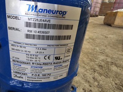 Lot 414 - Unused Danfoss Refrigerant Compressor