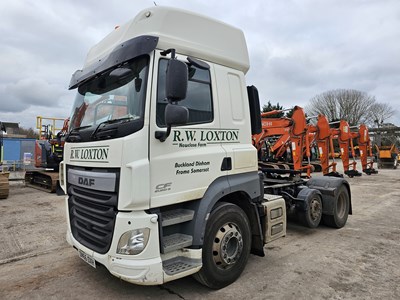 Lot 143 - 2016 DAF CF510 Euro 6 6x2 Mid Lift, Automatic Gear Box, A/C (Doesn't Hold Water)