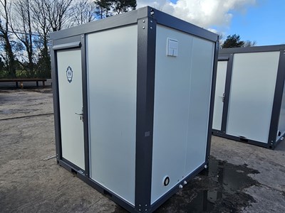 Lot Unused Bastone Mobile Toilet & Shower Block (W2.16 x L1.92 x H2.36)